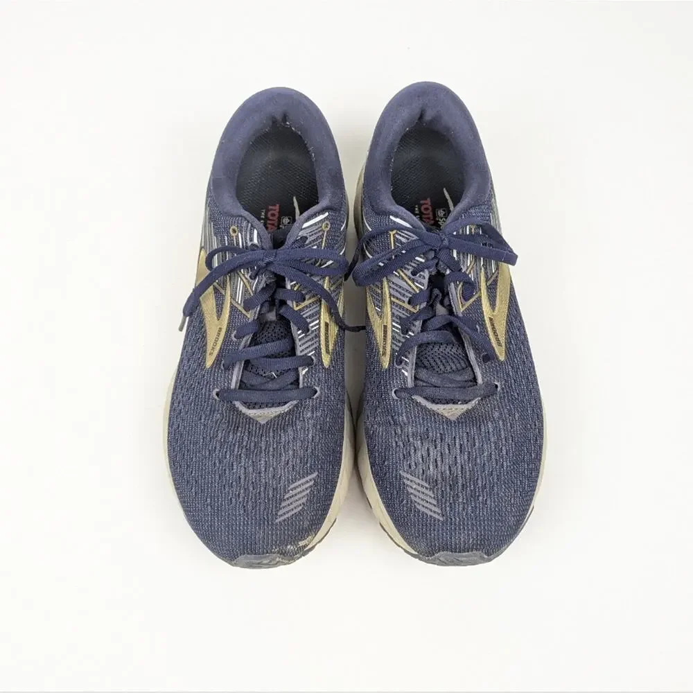 Brooks Navy Adrenaline GTS 19 Running Sneakers Size 10